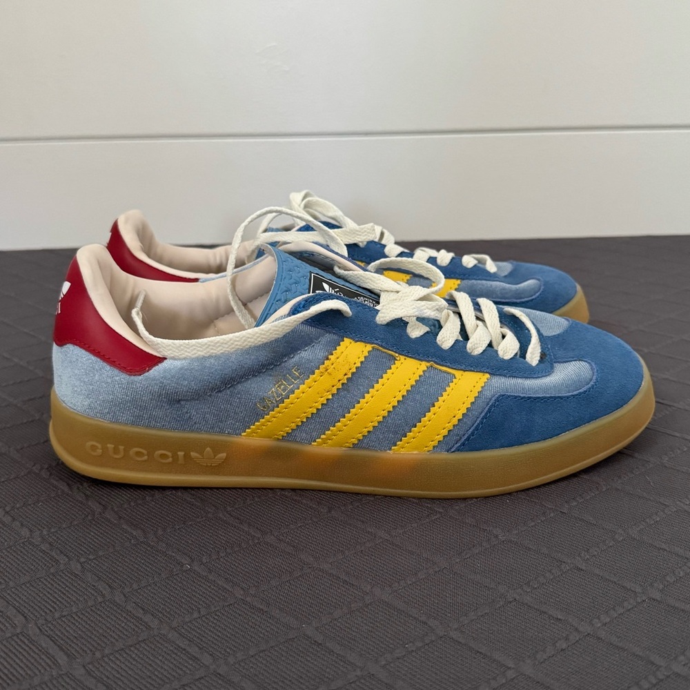 Adidas Blue and Yellow Sneakers